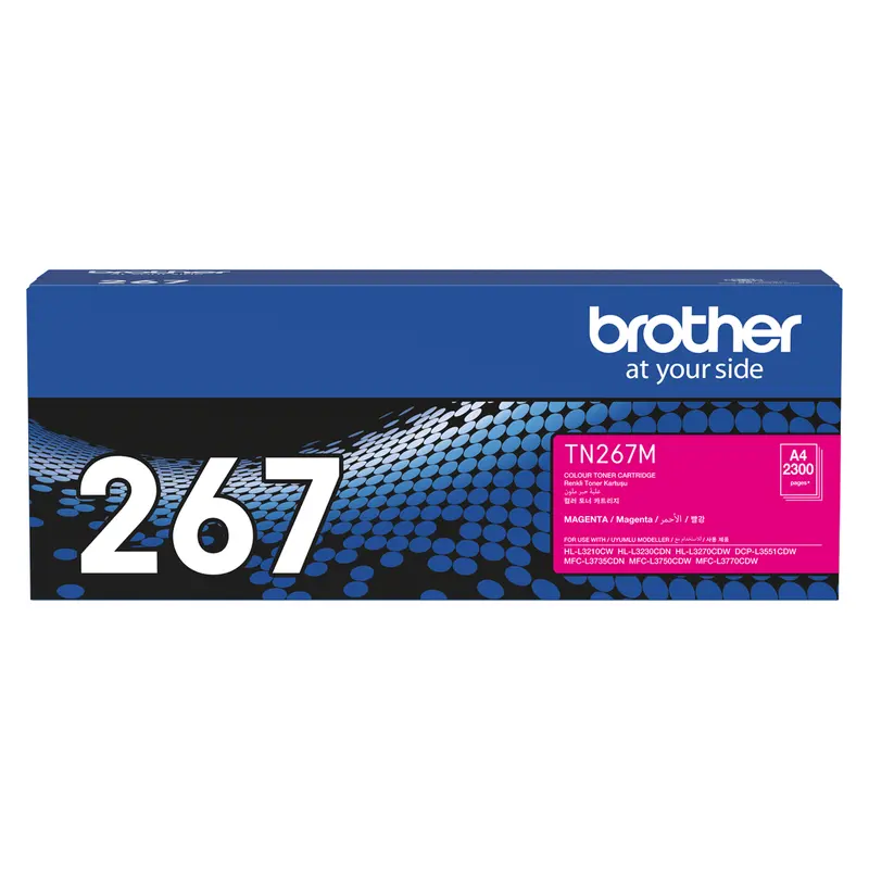ตลับหมึกโทนเนอร์ Brother TN-267M สีชมพู