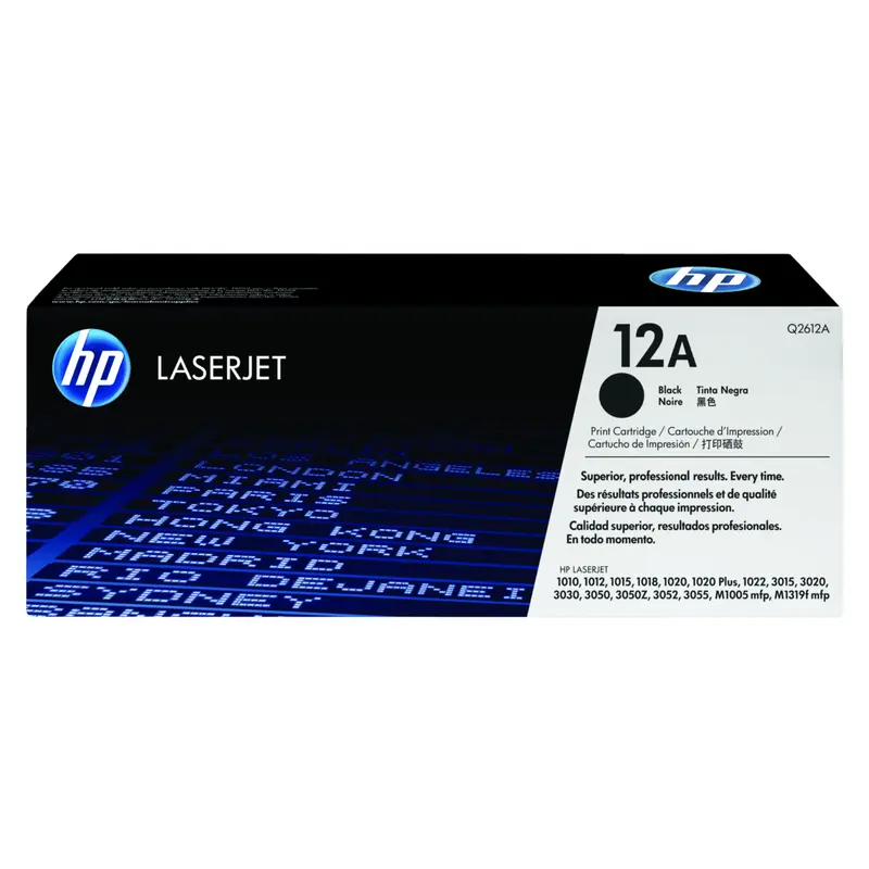 ตลับหมึกโทนเนอร์ HP Q2612A สีดำ