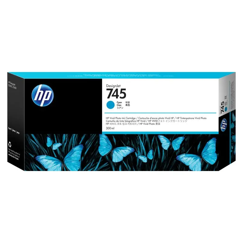 ตลับหมึกอิงค์เจ็ท HP F9K03A สีฟ้า