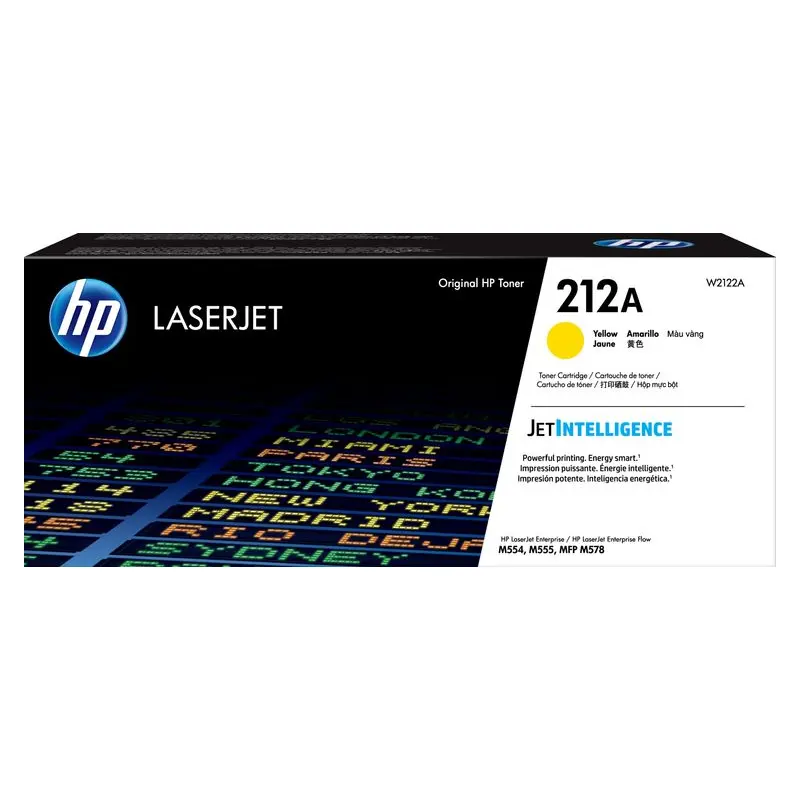 ตลับหมึกโทนเนอร์ HP W2122A สีเหลือง