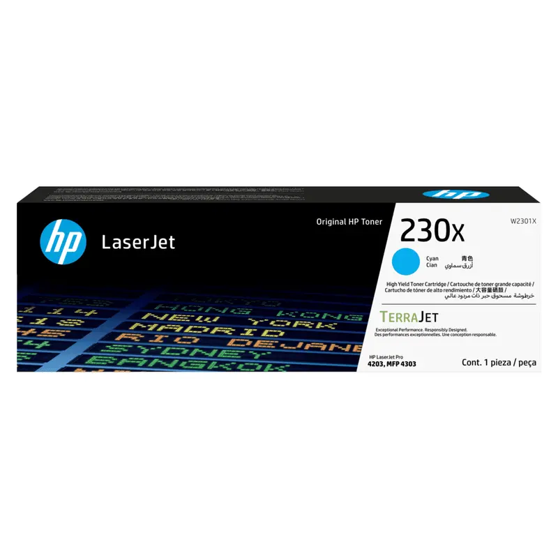 ตลับหมึกโทนเนอร์ HP W2301X สีฟ้า