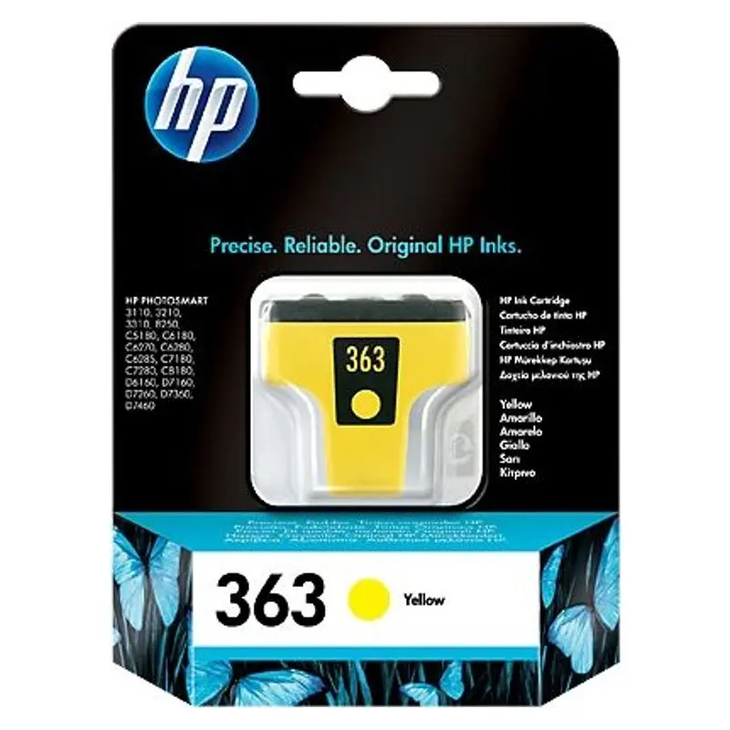 ตลับหมึกอิงค์เจ็ท HP C8773WA สีเหลือง