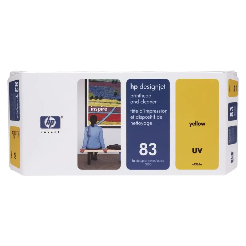 ตลับหมึกอิงค์เจ็ท HP C4963A สีเหลือง