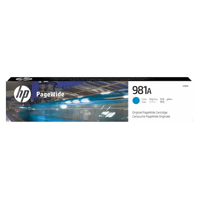 ตลับหมึกอิงค์เจ็ท HP J3M68A สีฟ้า