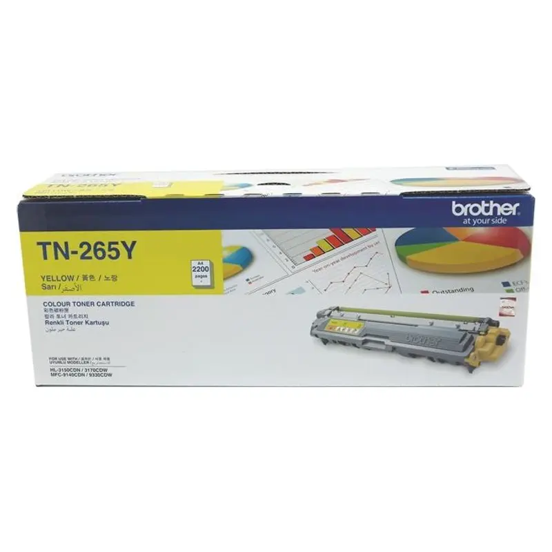 ตลับหมึกโทนเนอร์ Brother TN-265Y สีเหลือง