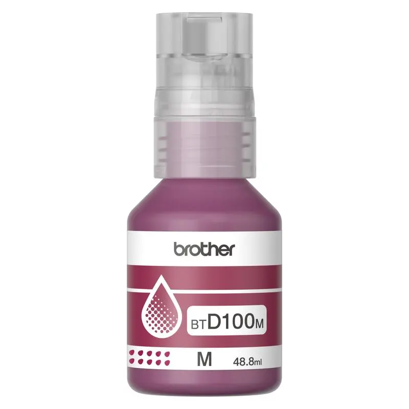 หมึกเติมแบบขวด Brother BT-D100M สีชมพู รูปที่ 2
