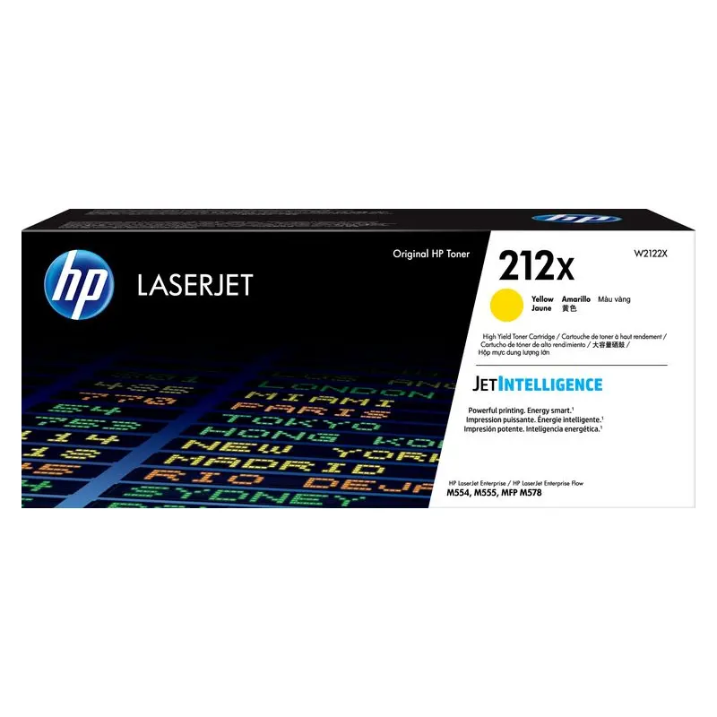ตลับหมึกโทนเนอร์ HP W2122X สีเหลือง