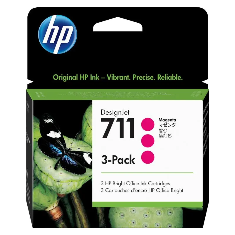 ตลับหมึกอิงค์เจ็ท HP CZ135A สีชมพู