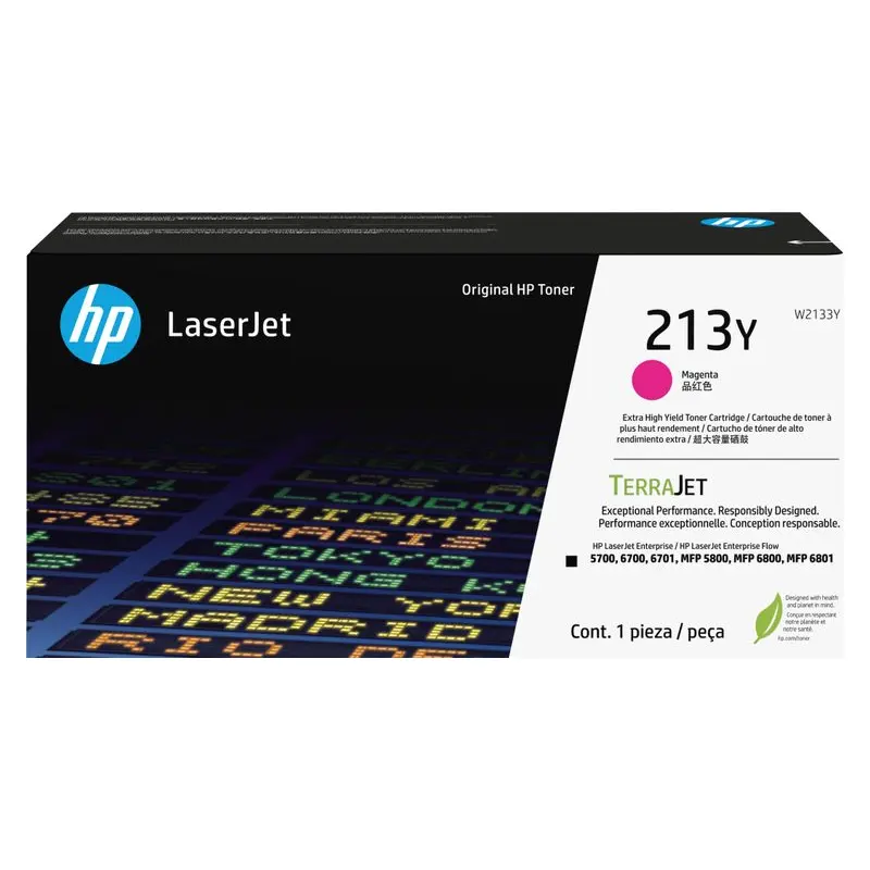 ตลับหมึกโทนเนอร์ HP W2133Y สีชมพู