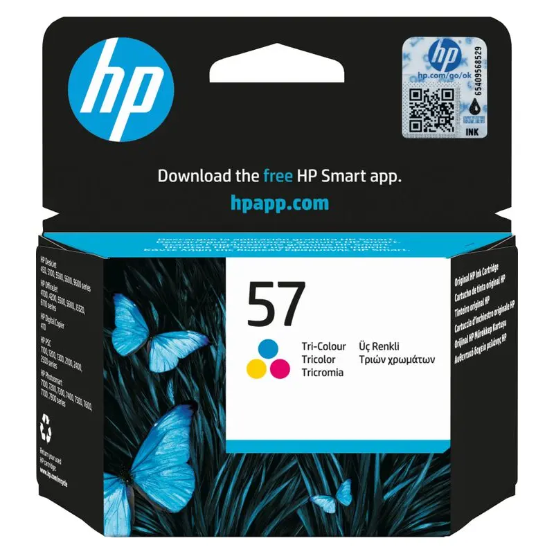ตลับหมึกอิงค์เจ็ท HP C6657AA ชุดหลายสี