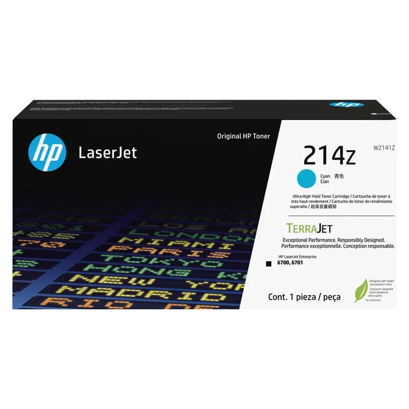 ตลับหมึกโทนเนอร์ HP W2141Z สีฟ้า