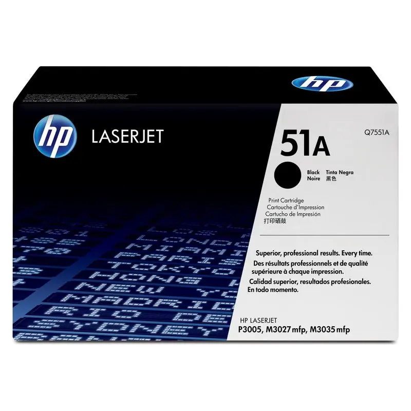 ตลับหมึกโทนเนอร์ HP Q7551A สีดำ
