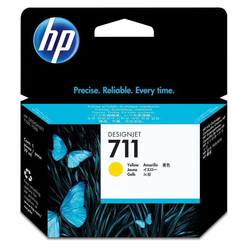ตลับหมึกอิงค์เจ็ท HP CZ132A สีเหลือง รูปที่ 2